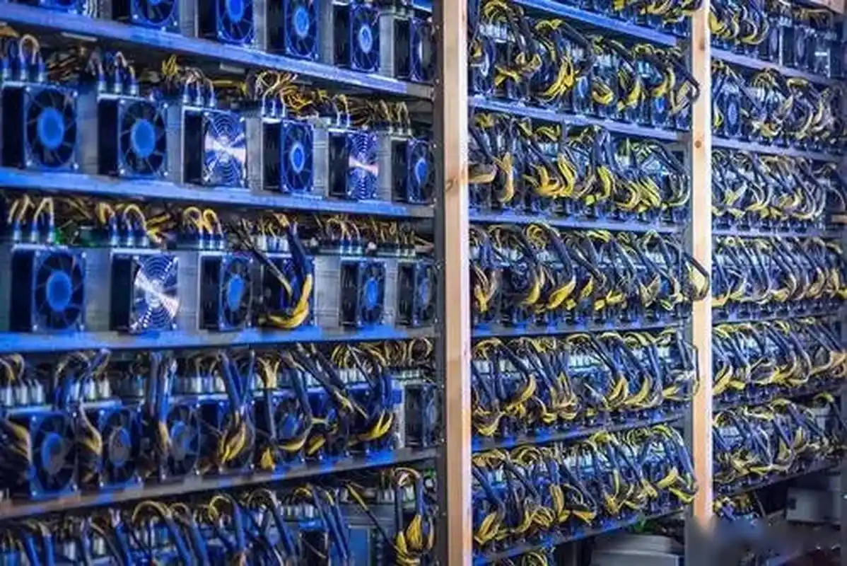 An overview of advanced mining rigs set up in a Mexican hosting facility, highlighting cost-effective operations